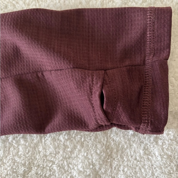 Burgundy Half-Zip Men’s Jacket - Picture 7 of 10